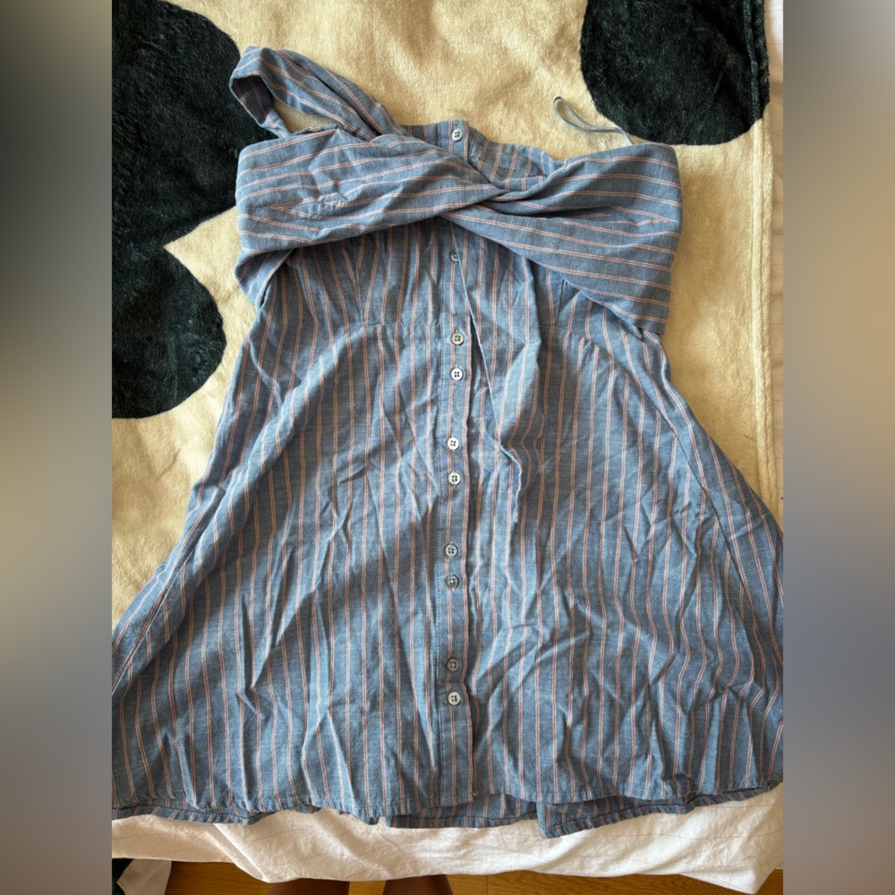 Free people Blue and Orange tube top tunic
